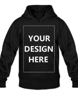 Black Custom Hoodie | Design your own hoodies for men and women | Personalised hoodies