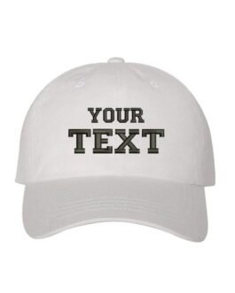 Customized Printed Cap – White